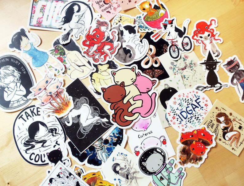 Stickers | Enameled Pins | Patches | Magnets | Buttons - The Sock Monster