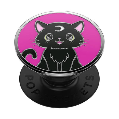 Black Cat Magic, Enamel, PopSocket - PopSockets - The Sock Monster