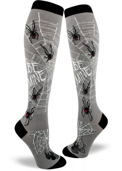 Caught In Your Web, Women's Knee-high - ModSock - The Sock Monster