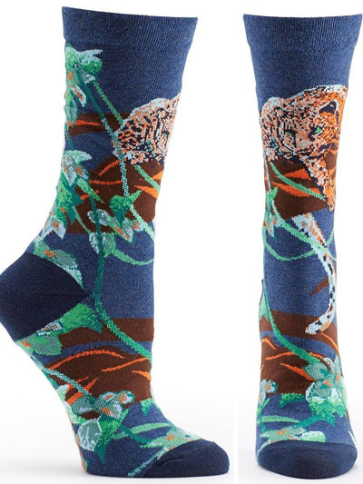 Endangered Cats Jaguar, Women's Crew - Ozone Design Inc - The Sock Monster