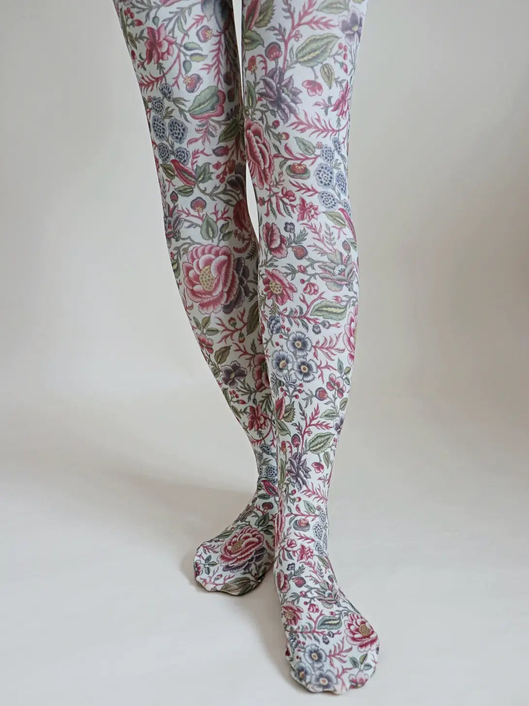 ROSE FLOWER l SMITHSONIANS MUSEUM  Printed Tights – The Sock Monster