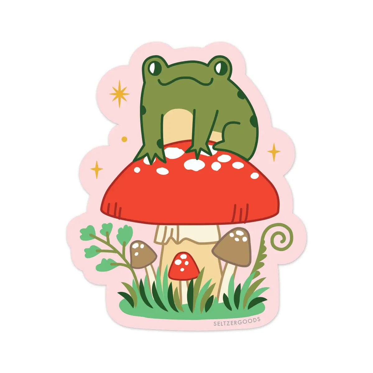 Frog Mushroom | Vinyl Sticker