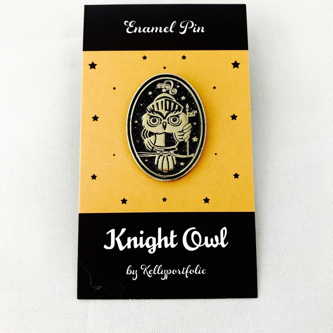 Knight Owl | Soft Enamel Pin - Kitschy Delish - The Sock Monster