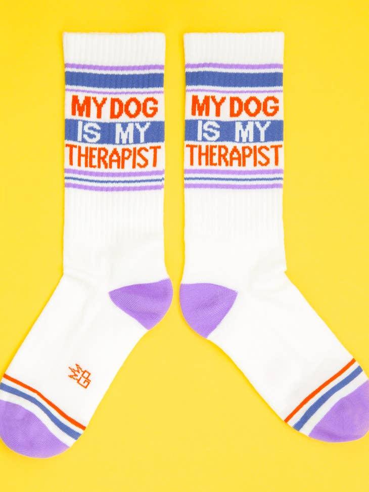 My Dog Is My Therapist, Crew - Gumball Poodle - The Sock Monster