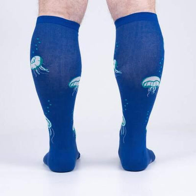 Nice to Sea You, All Gender Stretch-It™ Wide Calf Knee-high - Sock It To Me - The Sock Monster
