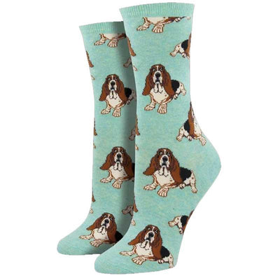 Nothing But A Hound Dog, Women's Crew - Socksmith - The Sock Monster