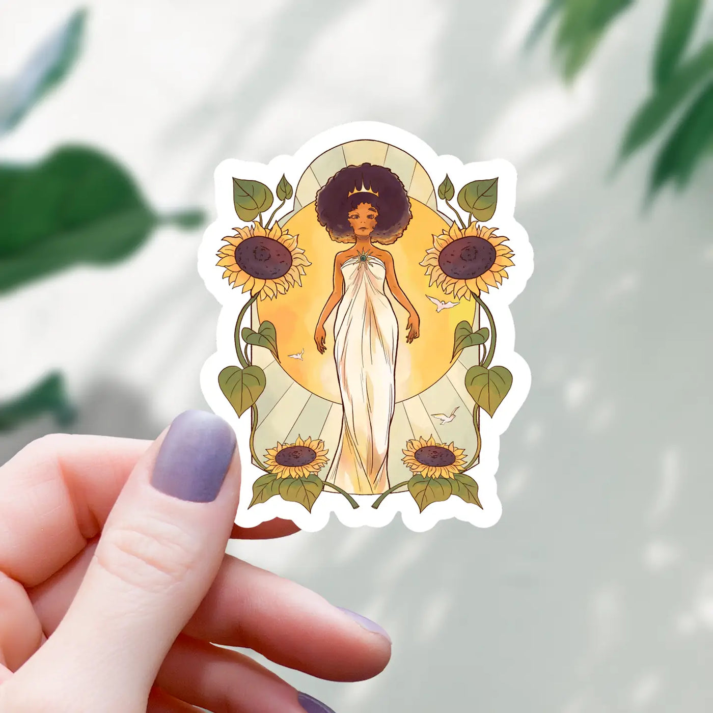 Fairy of the Sunflowers | Vinyl Sticker
