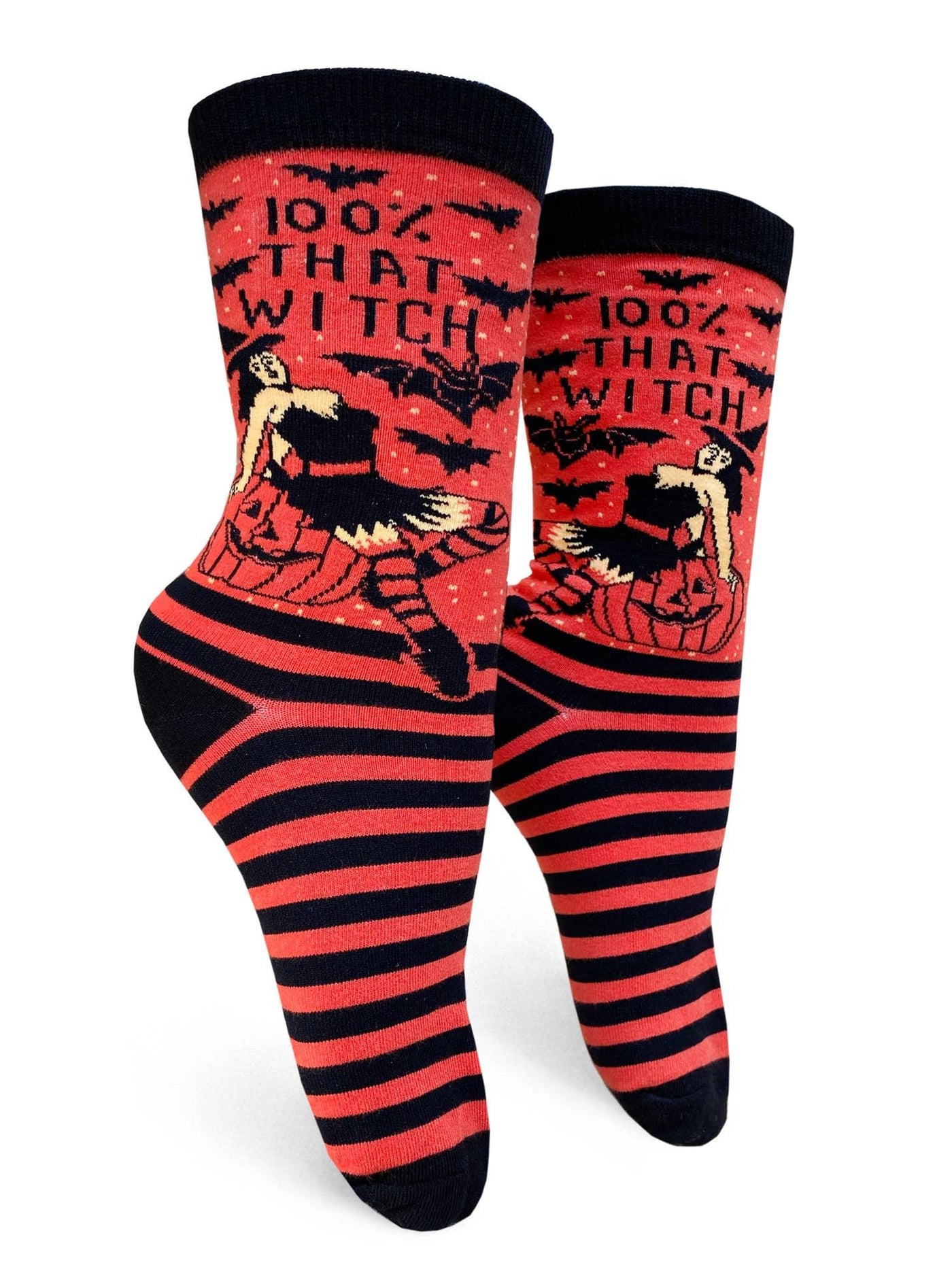 100% That Witch, Womens Crew - Groovy Things - The Sock Monster