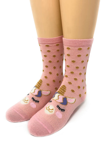 Alpaca Unicorn | Kids Alpaca Socks | Non-Skid