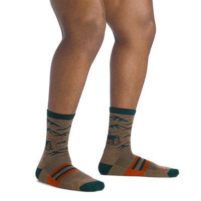 Hike Hike Hut | Men's Midweight Micro Crew w/ Cushion #5021