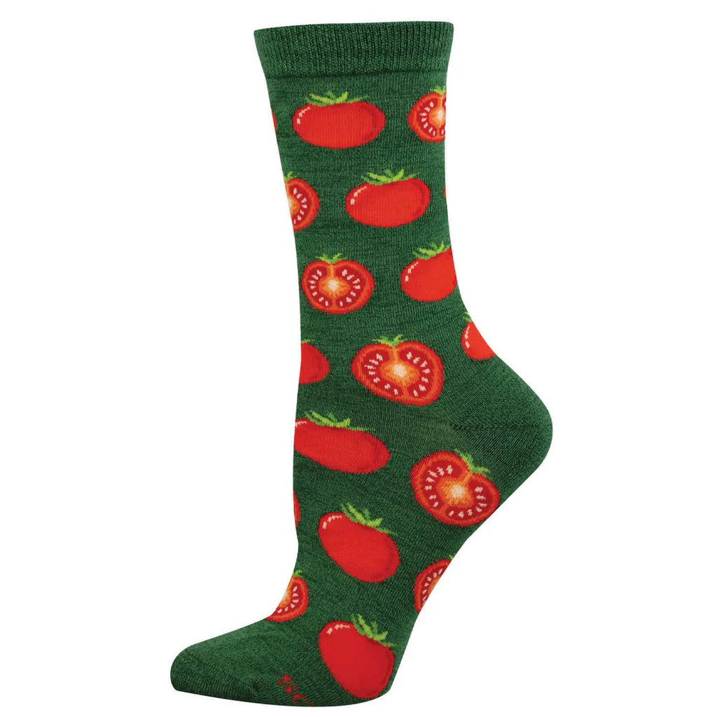 TANTALIZING TOMATOES | Women's Bamboo Crew