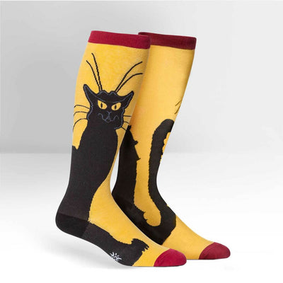Chat Noir | All Gender Stretch-It™ Wide Calf Knee-high