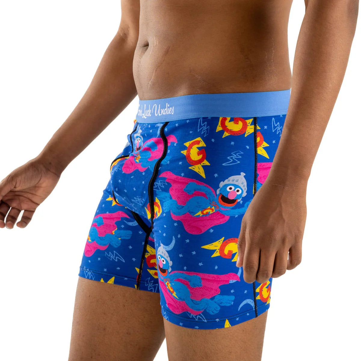 Super Grover | Sesame Street | Boxer Briefs – The Sock Monster