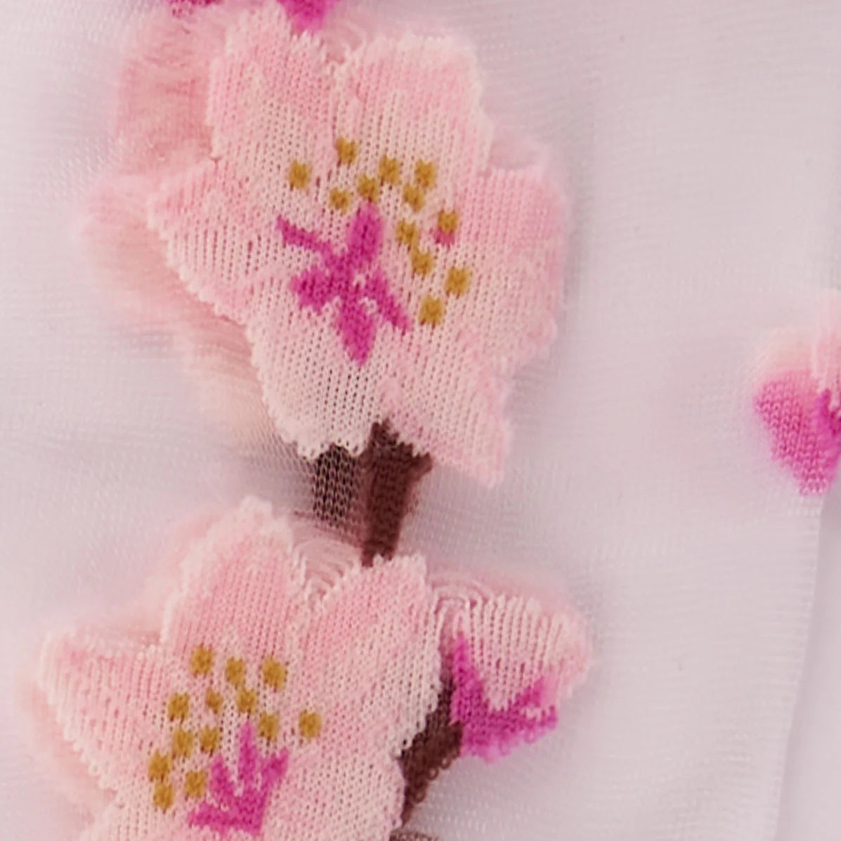 Cherry Blossoms | Sheer Women's Crew