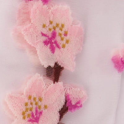 Cherry Blossoms | Sheer Women's Crew