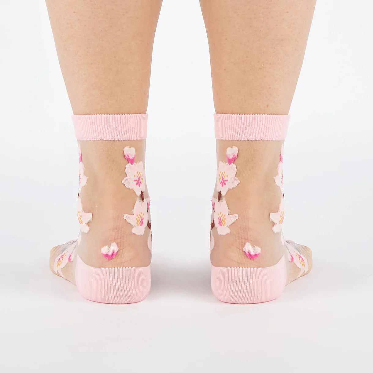 Cherry Blossoms | Sheer Women's Crew
