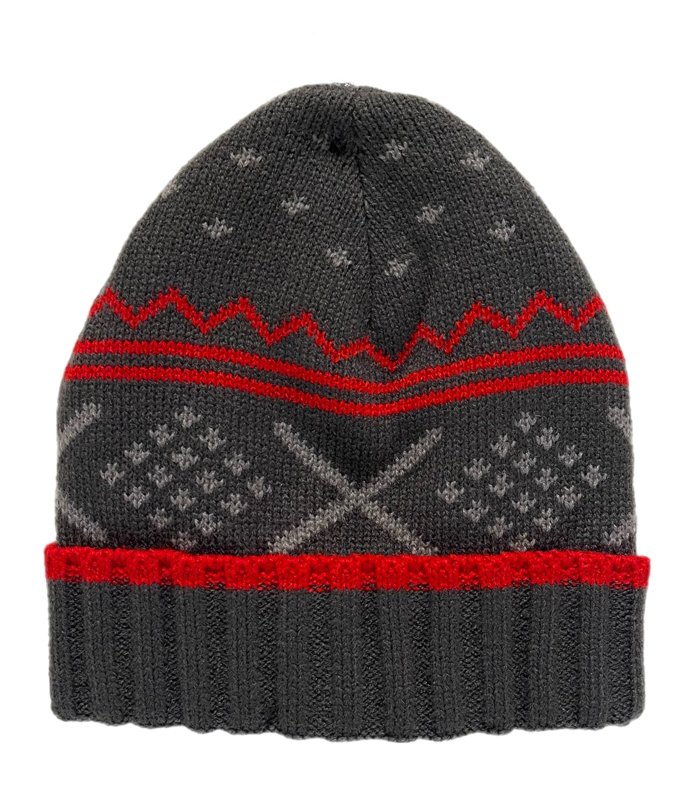 Boys Fleece Lined Knit Nordic Cuff Hat