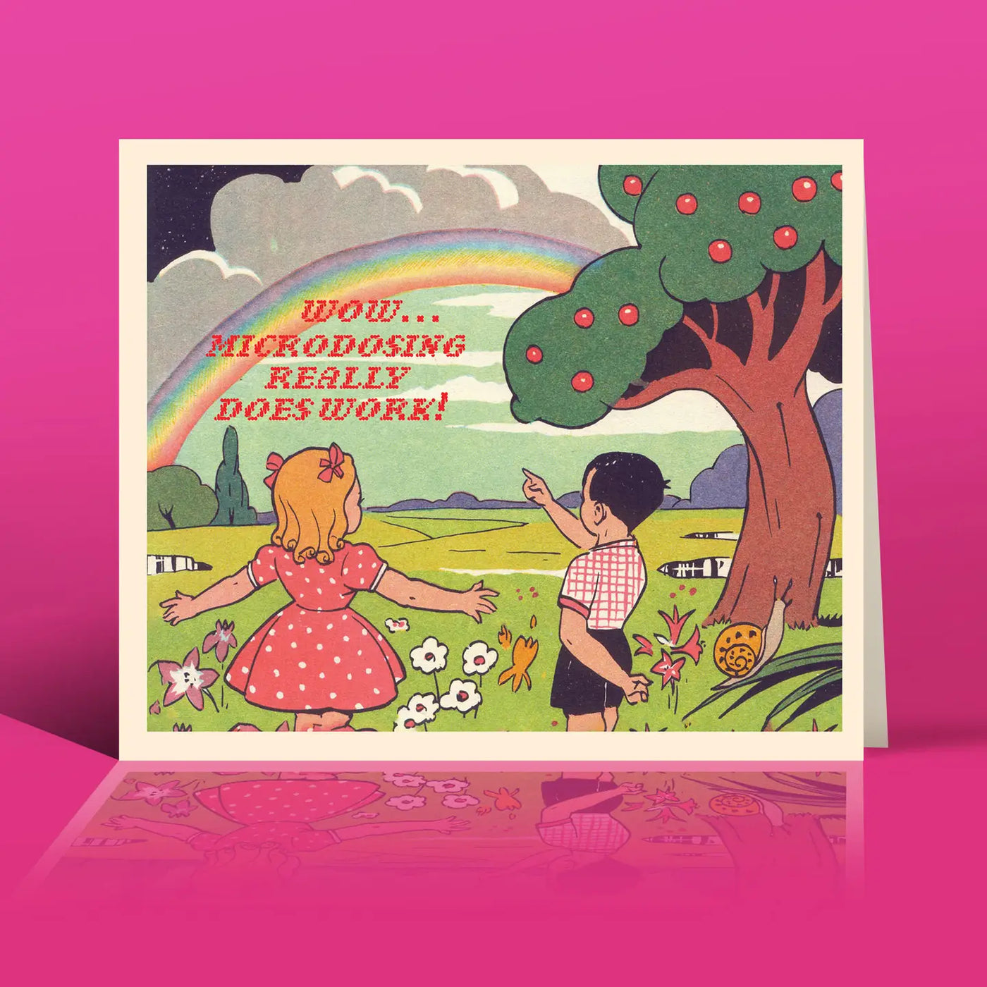 Microdosing Really Works! | Greeting Card
