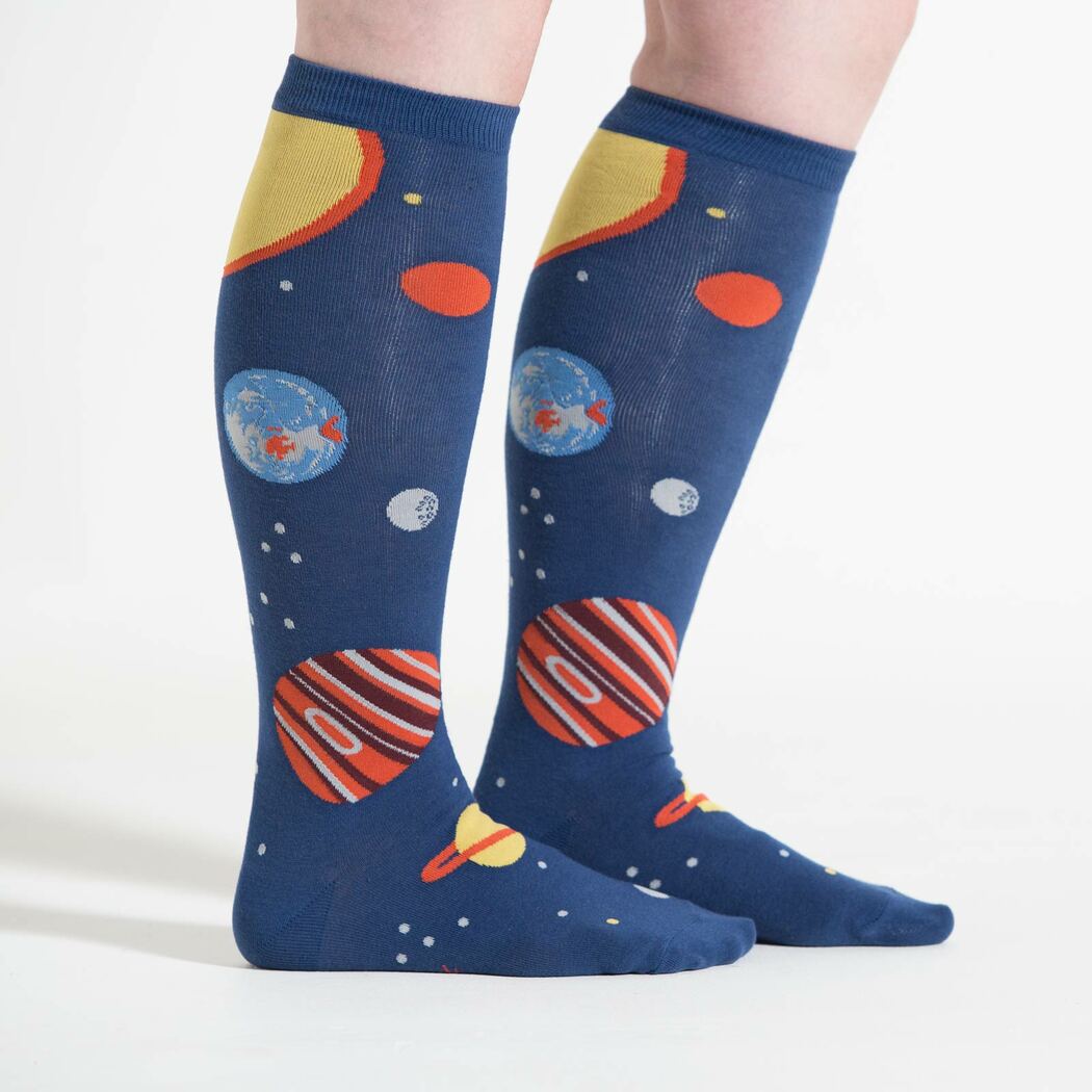 Planets | Stretch-It™ Wide Calf Knee-high