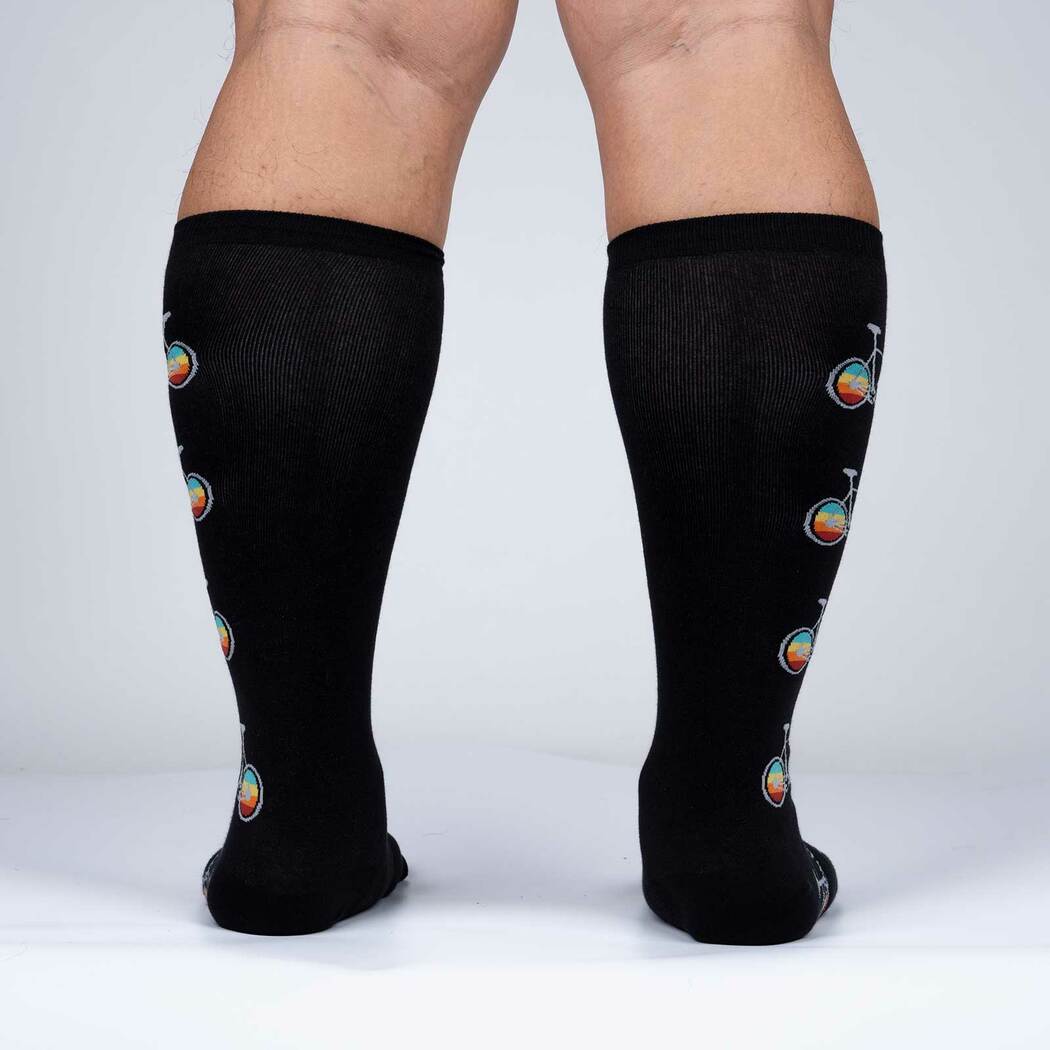Pedal Power | All Gender Stretch-It Wide Calf Knee-high