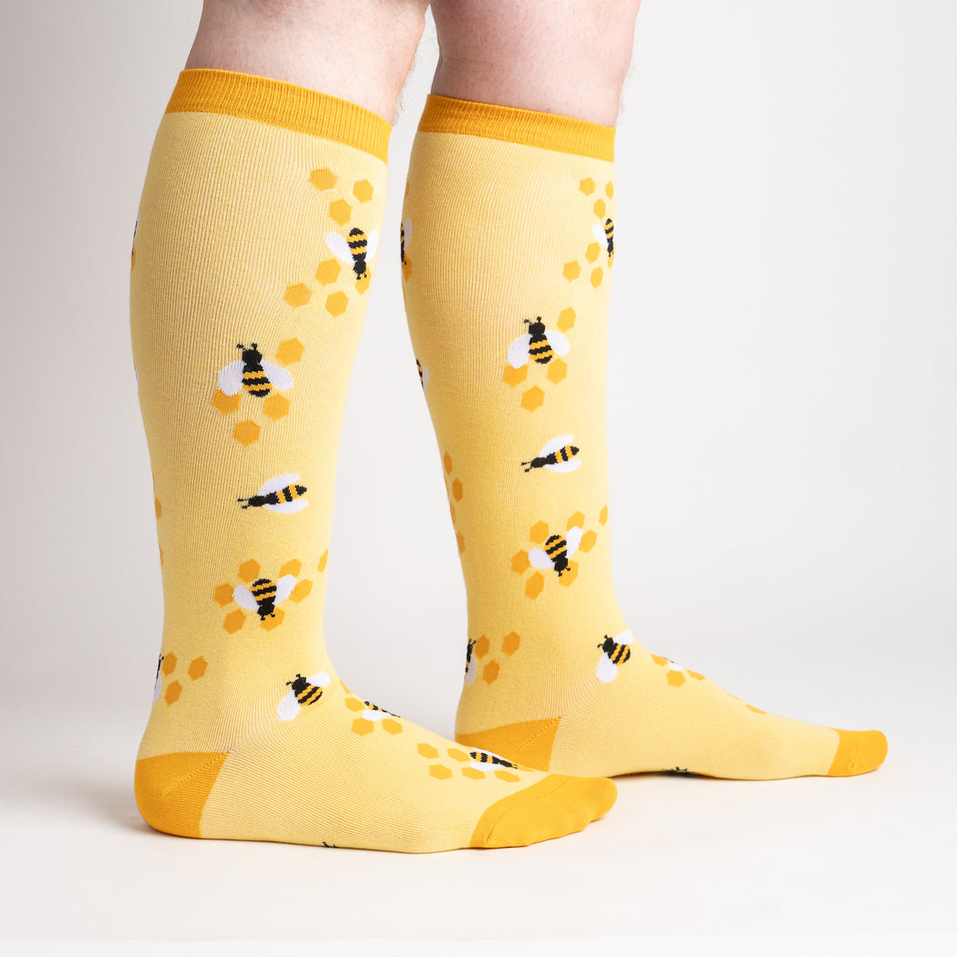 Bee's Knees | All Gender Stretch-It™ Wide Calf Knee-high