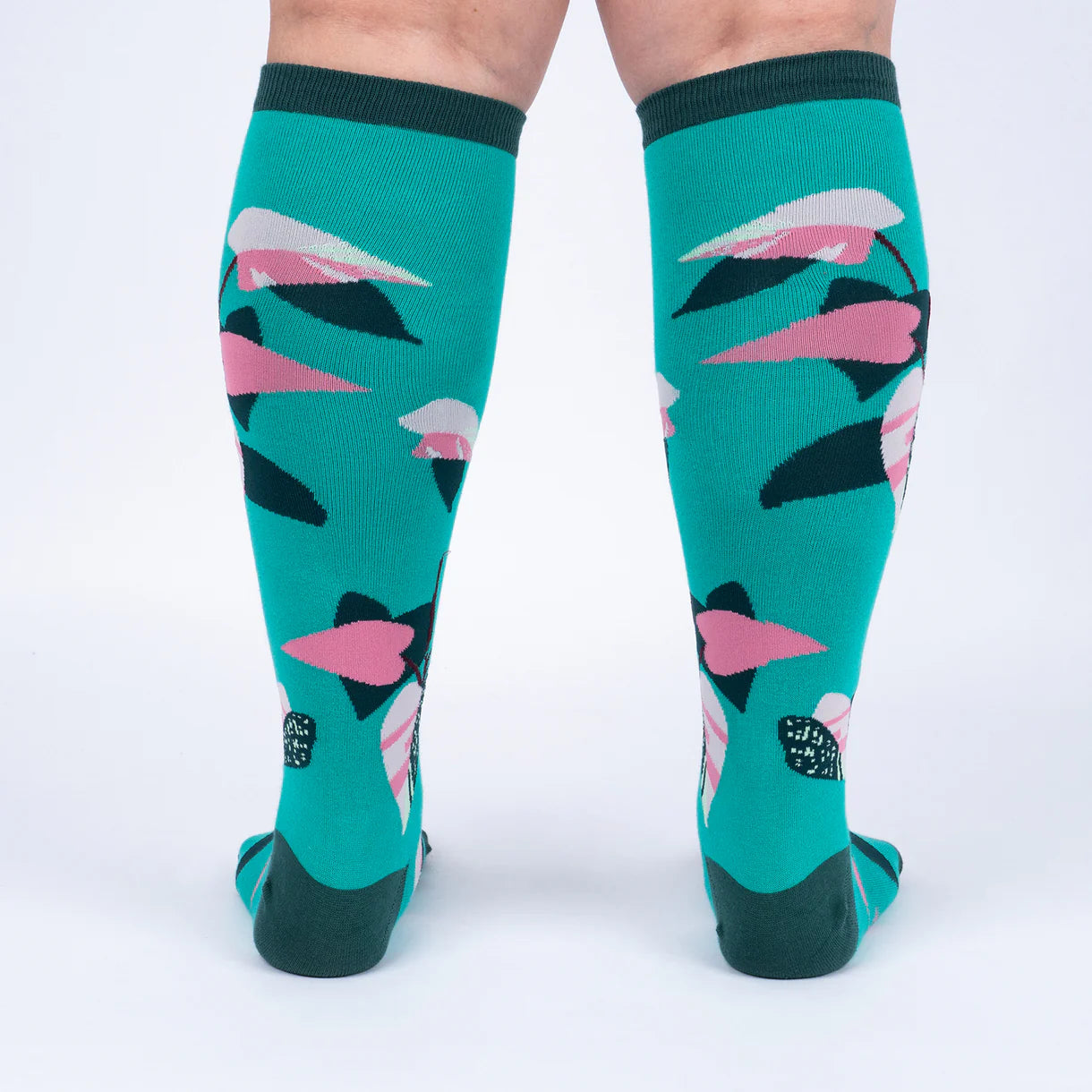 Philodendron | All Gender Stretch-It™ Wide Calf Knee-high