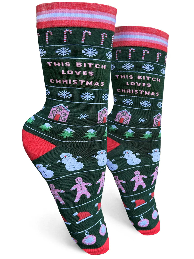 This Bitch Loves Christmas | Women's Crew