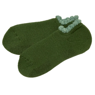 Handcrafted Slipper Socks | Thermal with Grips | Large