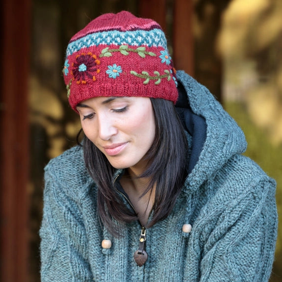 Abigail | Women's Wool Knit Beanie