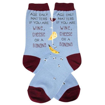 Age Only Matters, Women's Crew - Foot Traffic - The Sock Monster