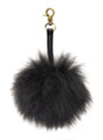 Alpaca Fur Fluff Ball - Pom Pom Key Accessory - Warrior Alpaca - The Sock Monster
