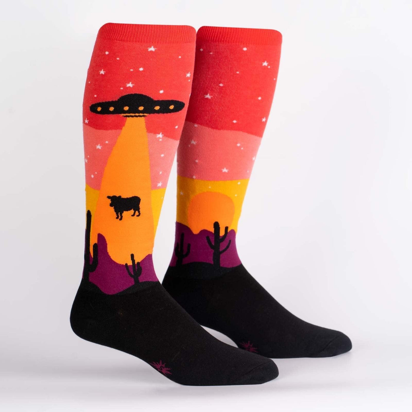 Area 51, All Gender Stretch-It™ Wide Calf Knee-high - Sock It To Me - The Sock Monster