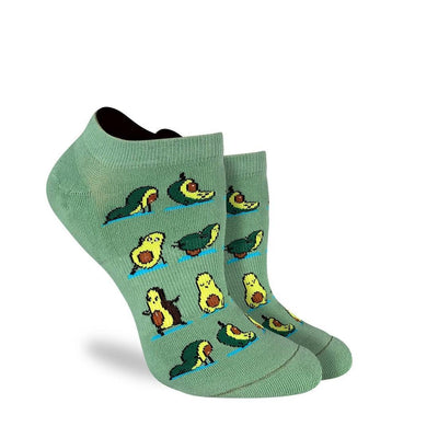 Avocado Yoga, Medium (5-9 Women's) Ankle - Good Luck Sock - The Sock Monster