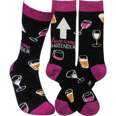 Awesome Bartender, Crew - Primitives By Kathy - The Sock Monster