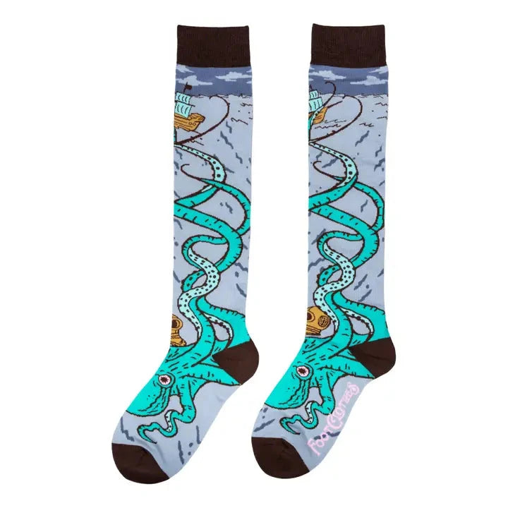 Attack of the Kraken | Knee High Socks