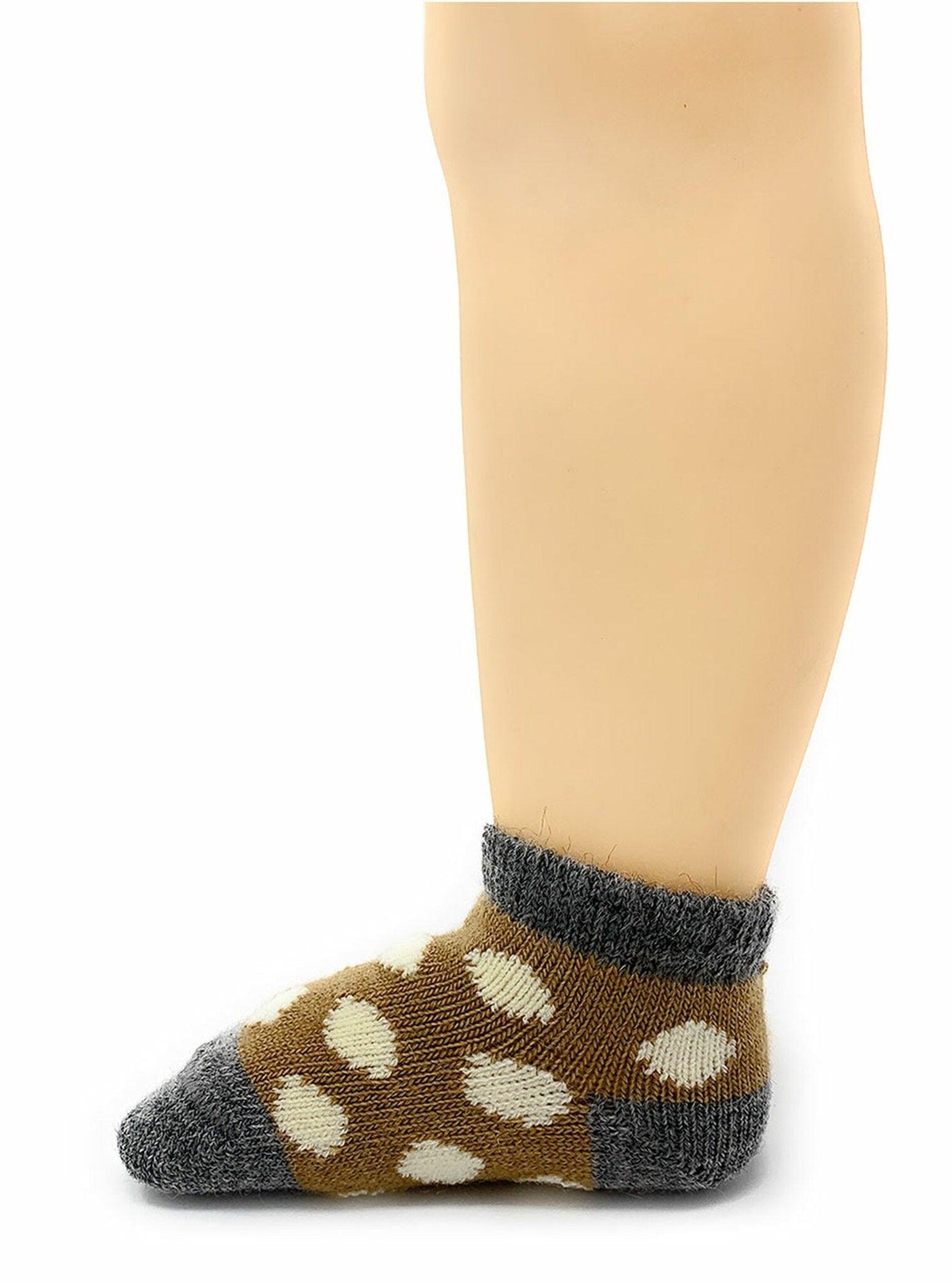 Baby Alpaca "Spot-On" Infant & Toddler Ankle Socks - Warrior Alpaca - The Sock Monster