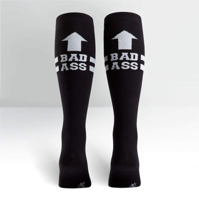 Bad Ass, All Gender Stretch-It™ Wide Calf Knee-high - Sock It To Me - The Sock Monster