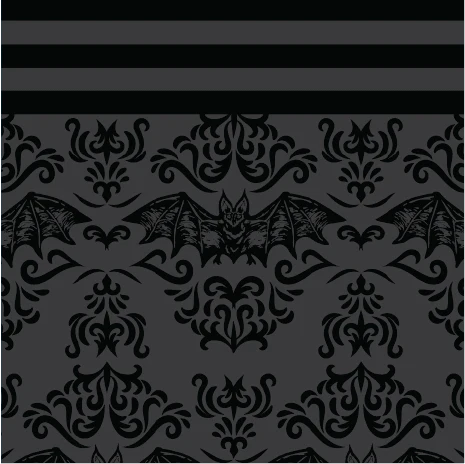 Bat Damask | Knee High Socks