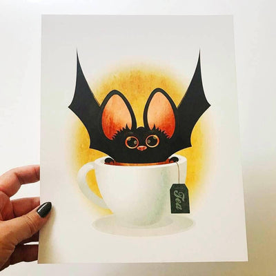 Bat Tea | Print - Kitschy Delish - The Sock Monster
