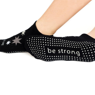Be Strong Stellar, Grip Socks - StickyBeSocks - The Sock Monster