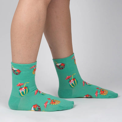 Where My Beaches At? | Women's Turn Cuff Crew