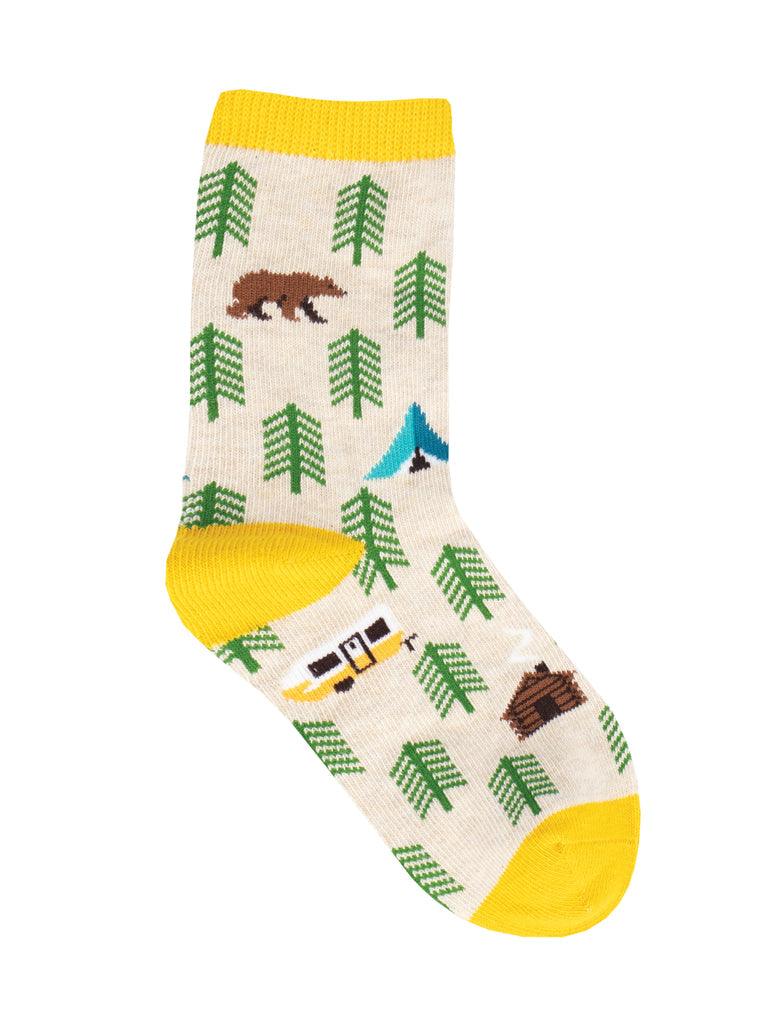 Bear In The Woods, Youth Crew - Socksmith - The Sock Monster