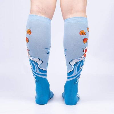 Beauty in Water Knee High Socks - Sock It To Me - The Sock Monster