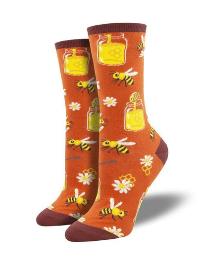 Bee My Honey, Women's Crew - Socksmith - The Sock Monster