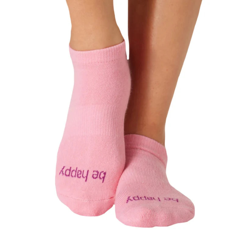 Be Happy | Grip Socks | Small/Medium