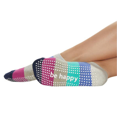 Be Happy | Grip Socks | Small/Medium