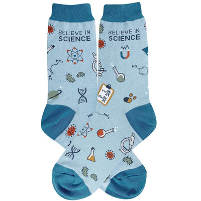 Believe In Science, Women's Crew - Foot Traffic - The Sock Monster