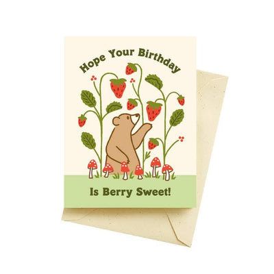 "Berry Bears" | Birthday Card - Seltzer - The Sock Monster