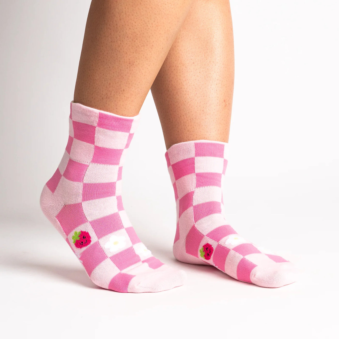 Berry Cute | Fuzzy | Junior Turn Cuff Crew