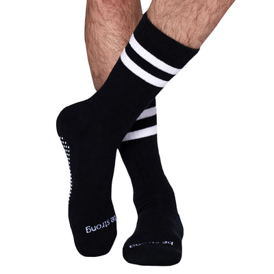 Be Strong Crew | Grip Socks | Large